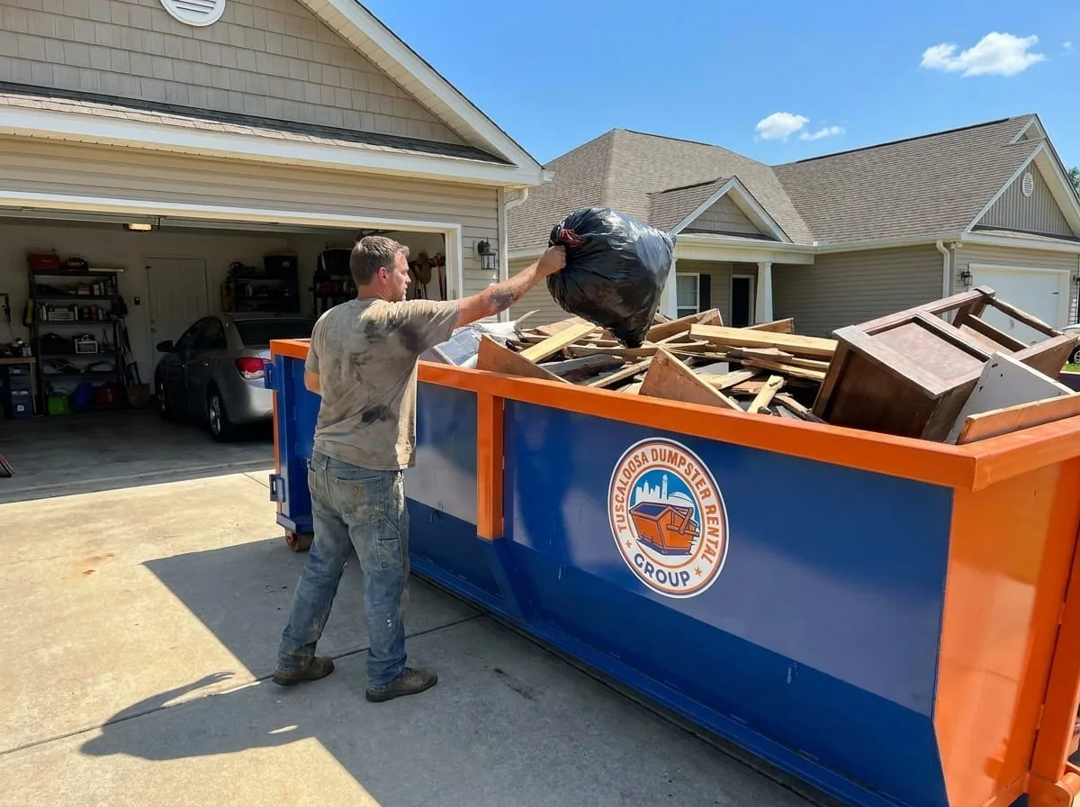 Dumpster rental quotes in Tuscaloosa AL Requesting a dumpster rental quote in Tuscaloosa, Alabama